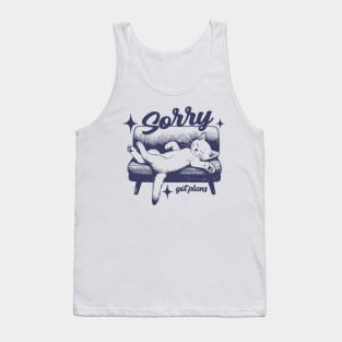 Retro cat art Tank Top